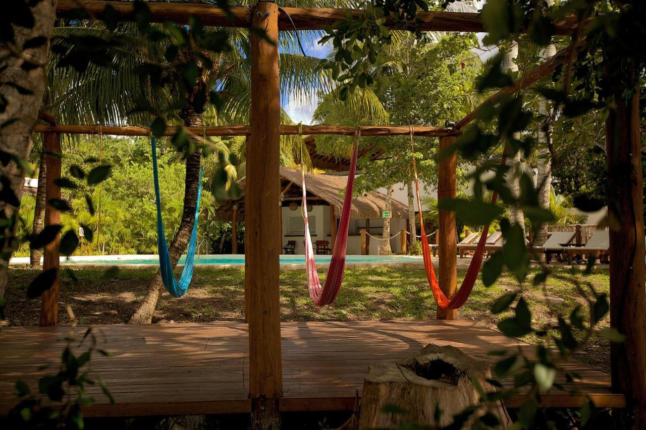 Hotel Rancho Encantado Bacalar Dış mekan fotoğraf